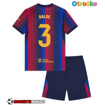 Otroške Nogometnih dresov Barcelona Alejandro Balde #3 Domači 2026-27 Kratki rokavi (+ hlače)